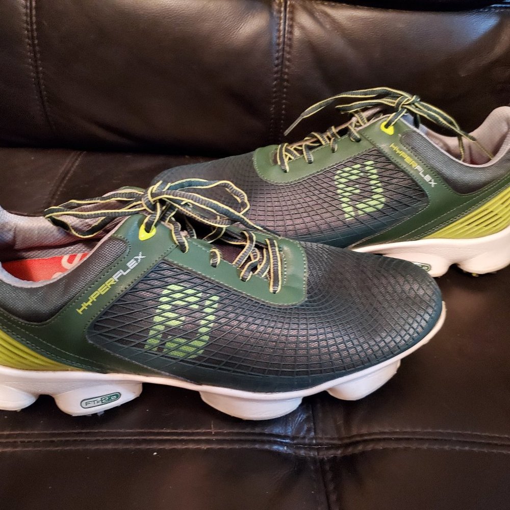 FJ Hyperflex Golf shoes, Green, Size 11.5